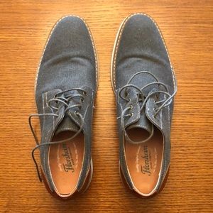 Florsheim Canvas and Leather Plain Toe Oxford